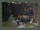 Setting up the projector